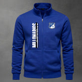 Chaqueta cuello alto Millonarios color azul rey