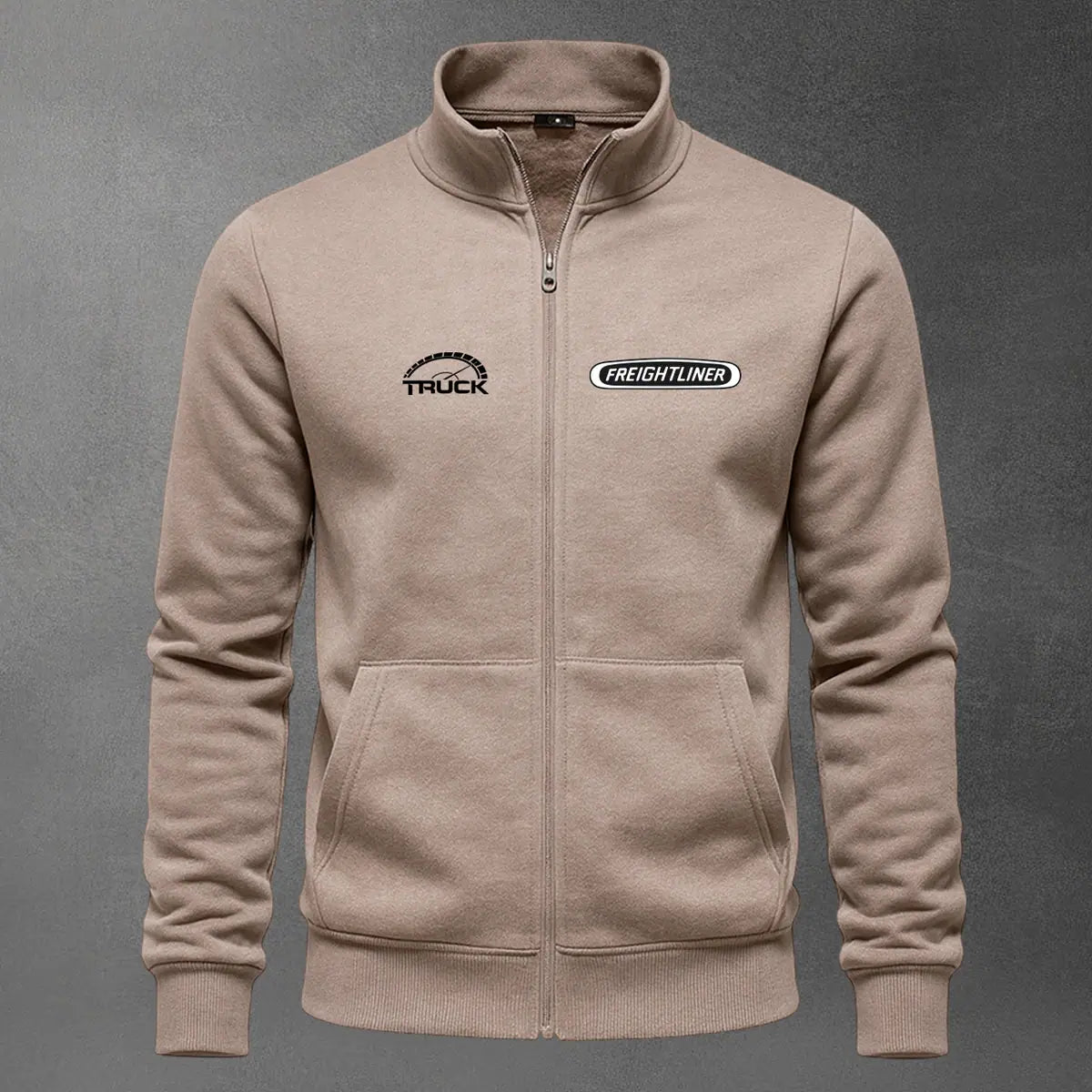 Chaqueta cuello alto Freightliner color cocoa
