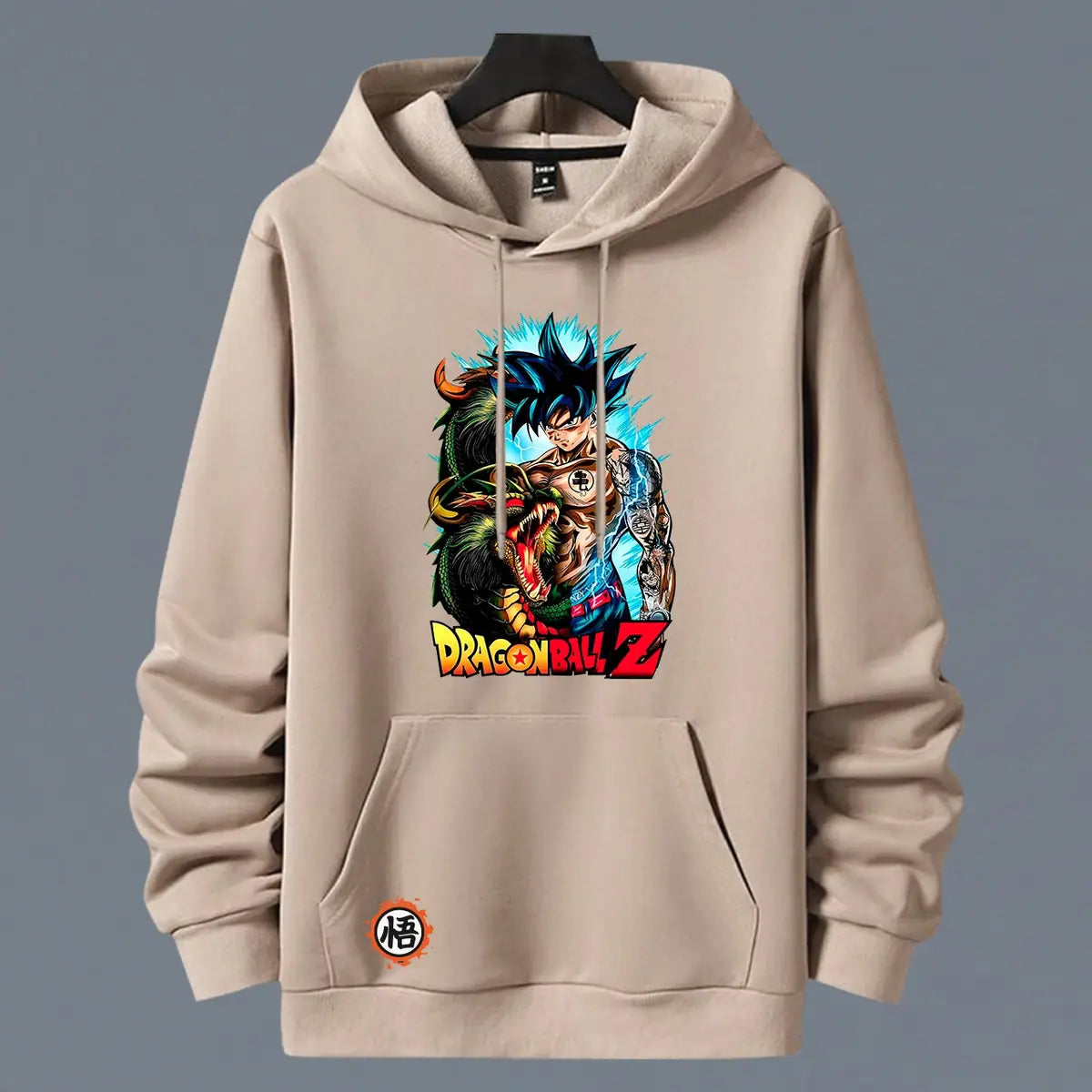 Hoodie Goku color cocoa