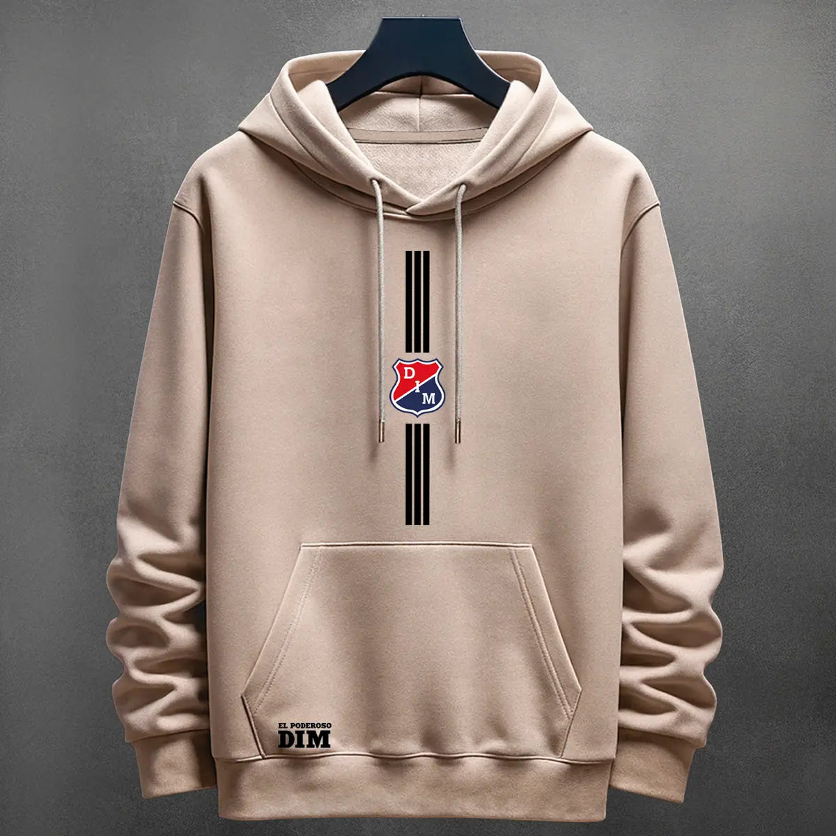 Hoodie DIM Linea color cocoa