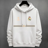 Hoodie Real Madrid Linea Horizontal color blanco
