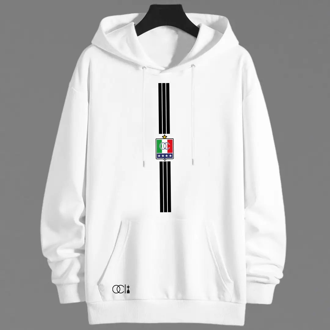 Hoodie Once Caldas Linea color marfil