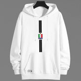 Hoodie Once Caldas Linea color marfil