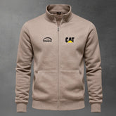 Chaqueta cuello alto Caterpillar color cocoa