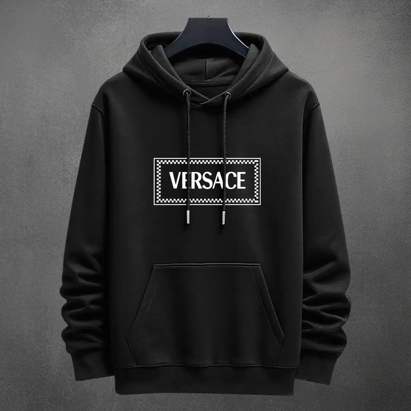 Hoodie Versace color negro