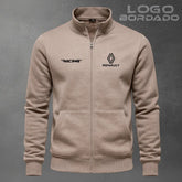 Chaqueta cuello alto Renault Bordado color cocoa