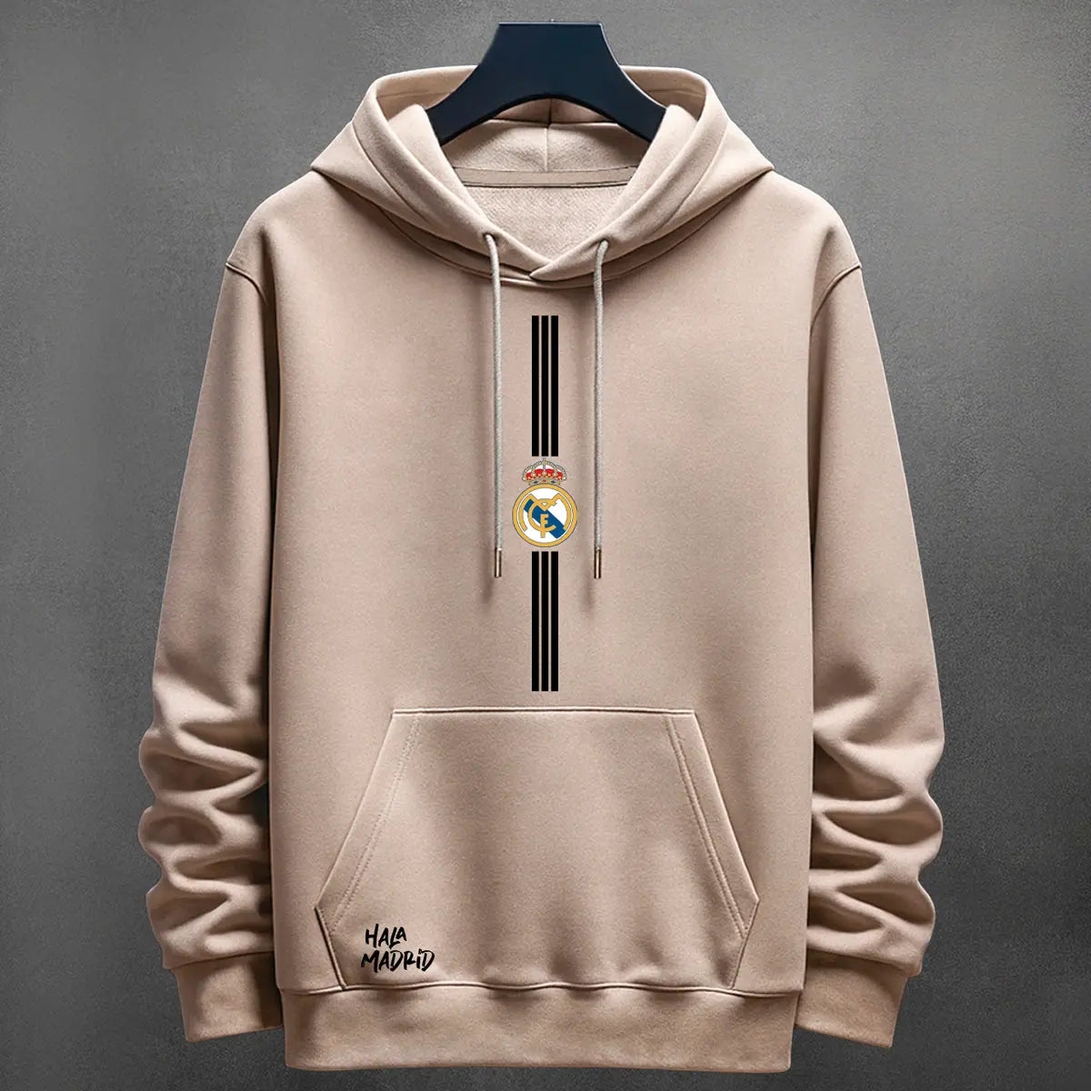Hoodie Real Madrid Linea color cocoa