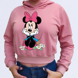 BUZO CORTO DAMA ROSADO MINNIE