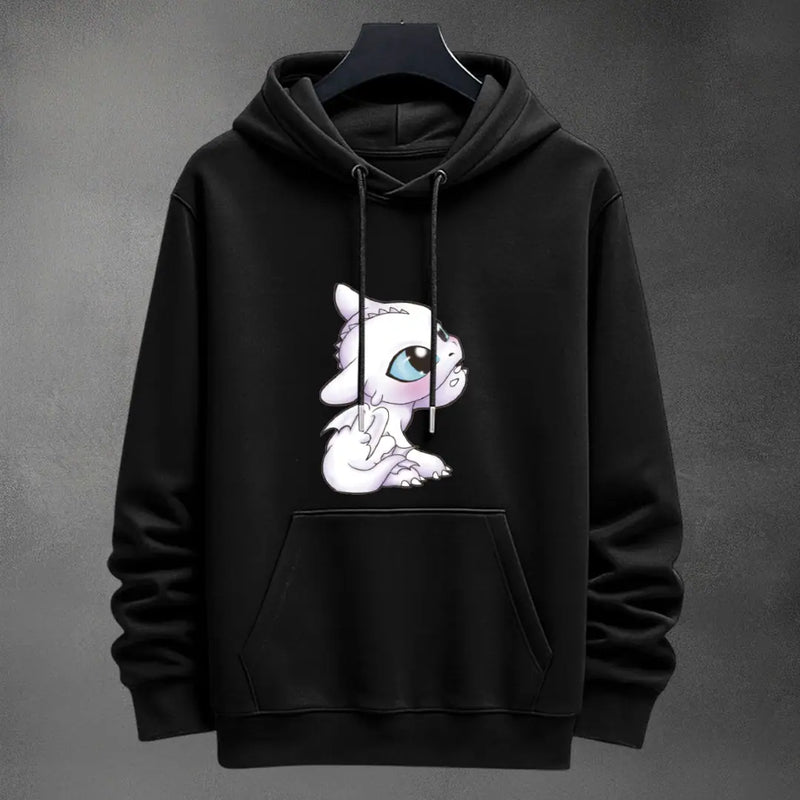Hoodie Chimuela color negro