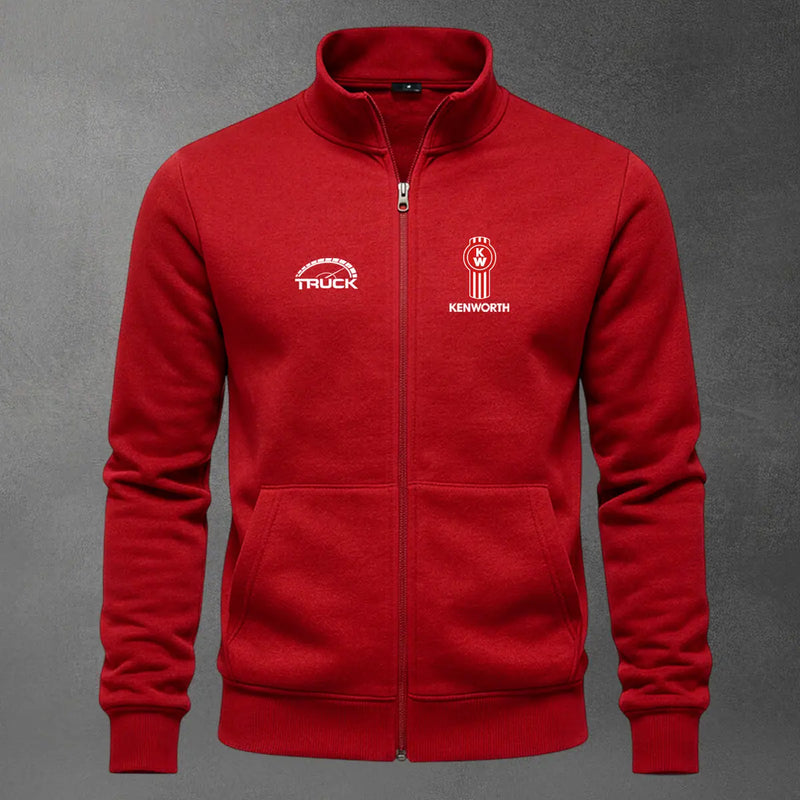 Chaqueta cuello alto Kenworth color rojo