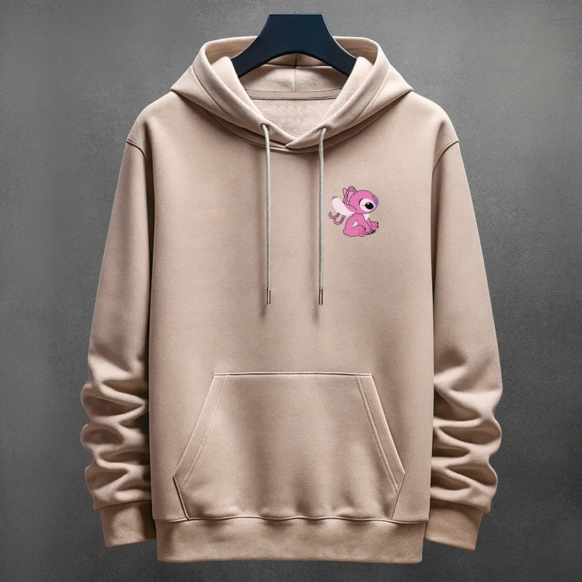 Hoodie Stitch Rosado Mini color cocoa