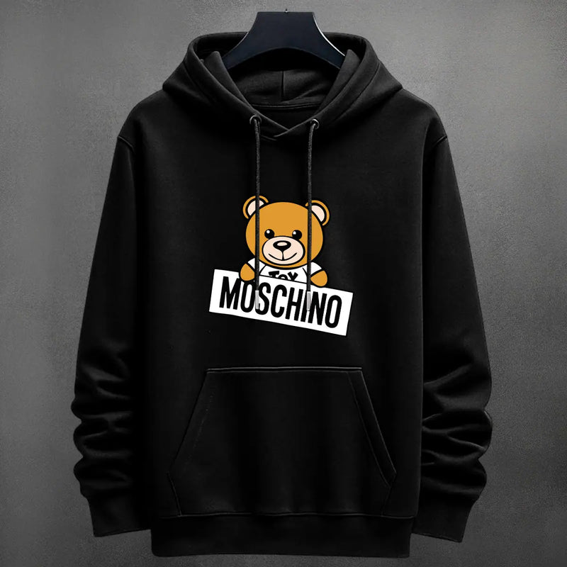 Hoodie Moschino Teddy color negro