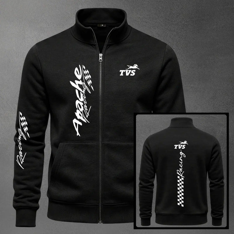 Chaqueta cuello alto Apache Racing color negro