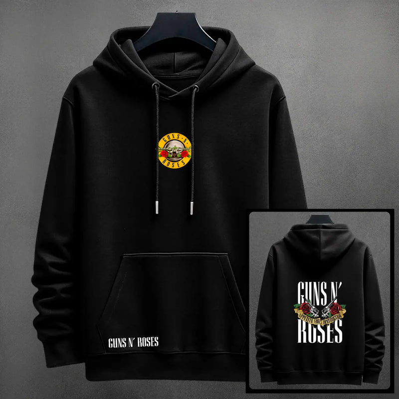 Hoodie Guns N’ Roses color negro