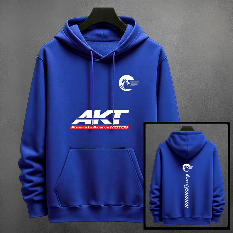 Hoodie AKT color azul rey