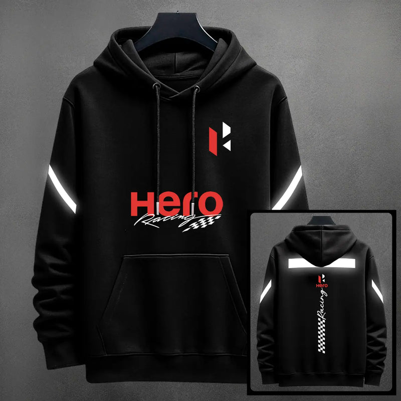 Hoodie Hero Reflectivo color negro