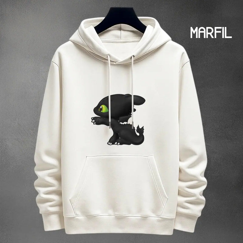 Hoodie Chimuelo color marfil
