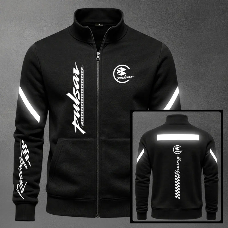 Chaqueta cuello alto Pulsar Reflectivo color negro