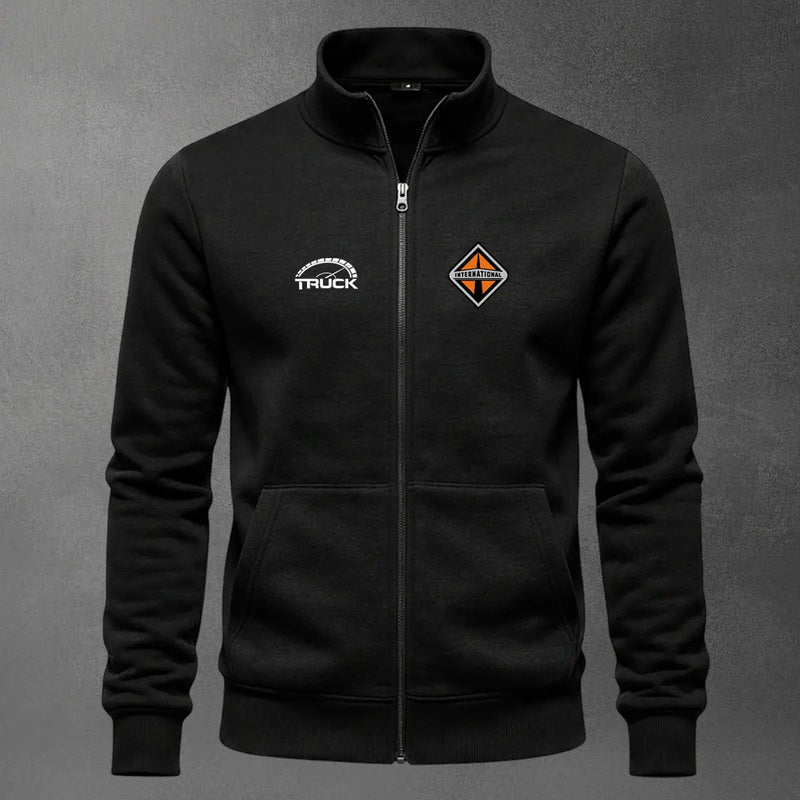 Chaqueta cuello alto International color negro