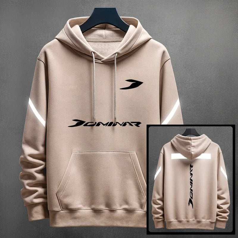 Hoodie Dominar Reflectivo color cocoa