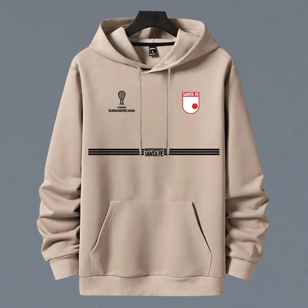 Hoodie Santa Fe Linea Horizontal color cocoa