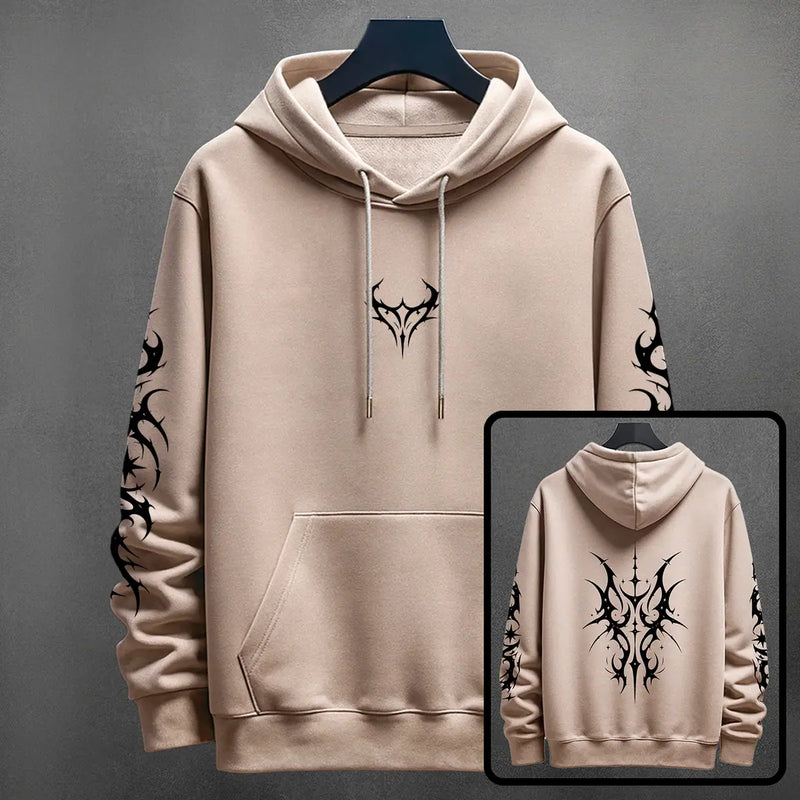 Hoodie Tribal color cocoa