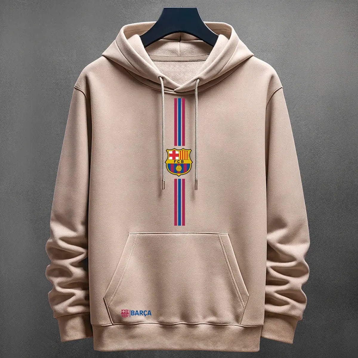 Hoodie Barcelona Linea color cocoa