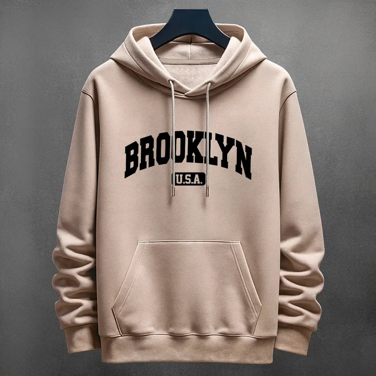 Hoodie Brooklyn color cocoa