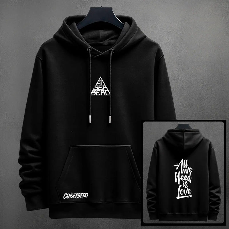 Hoodie Canserbero color negro