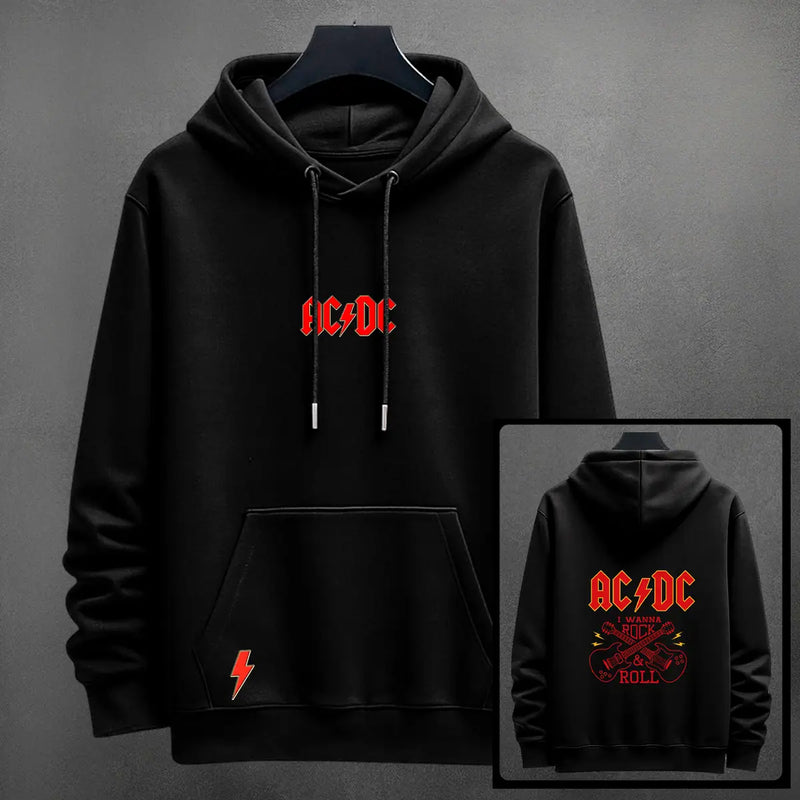 Hoodie AC/DC color negro