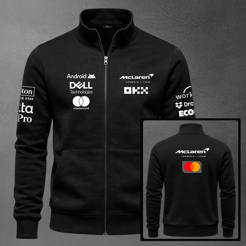 Chaqueta cuello alto McLaren color negro