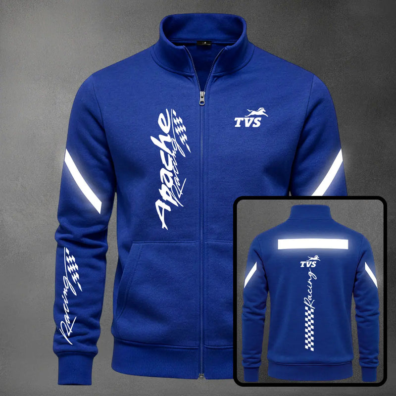 Chaqueta cuello alto Apache Reflectivo color azul rey