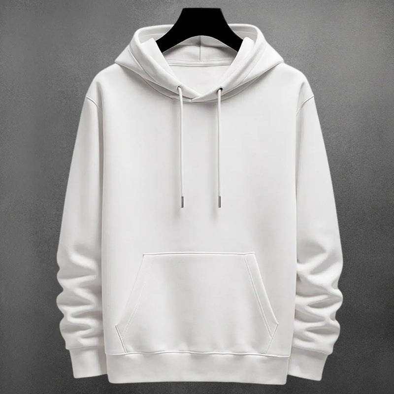 Hoodie Unicolor color blanco