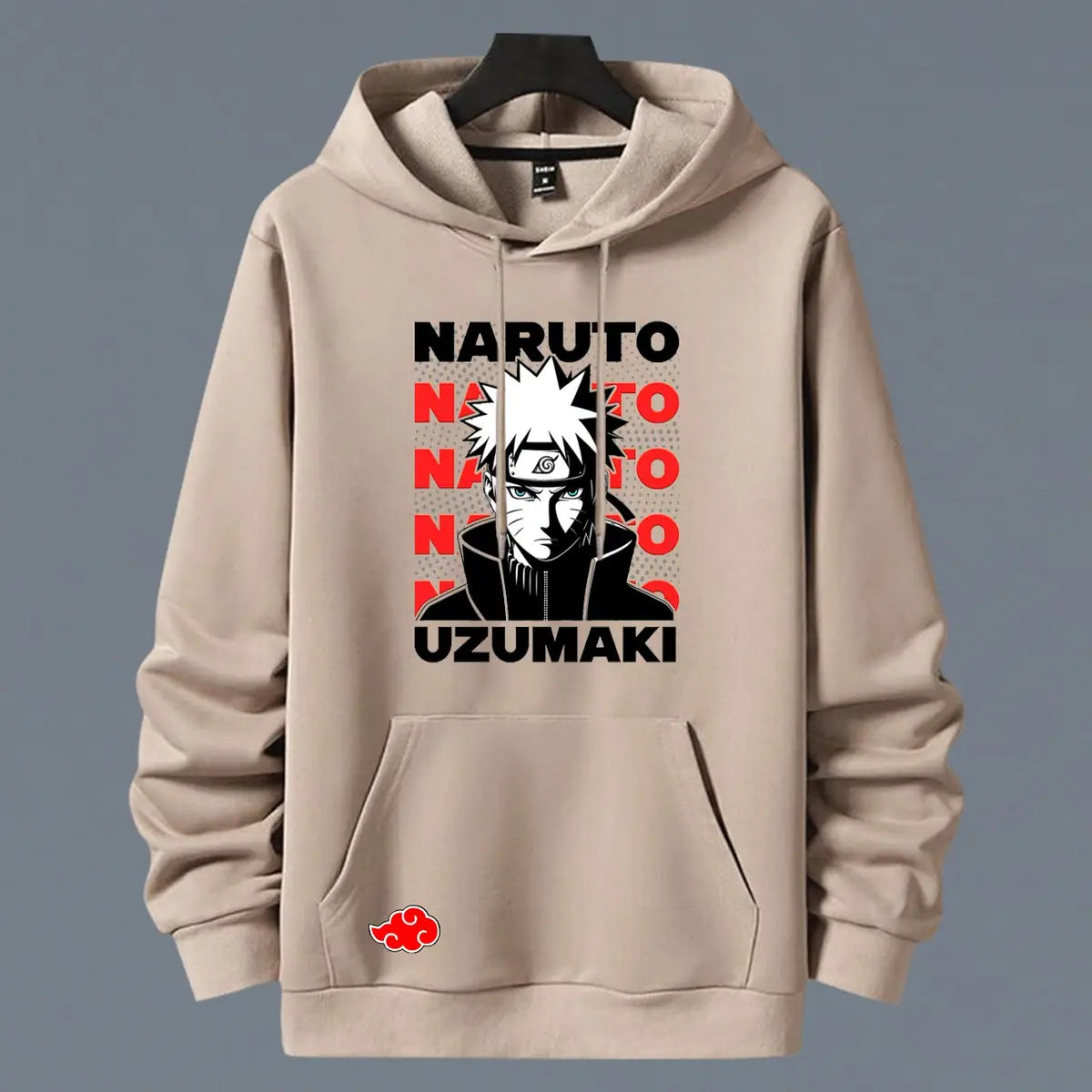 Hoodie Naruto color cocoa