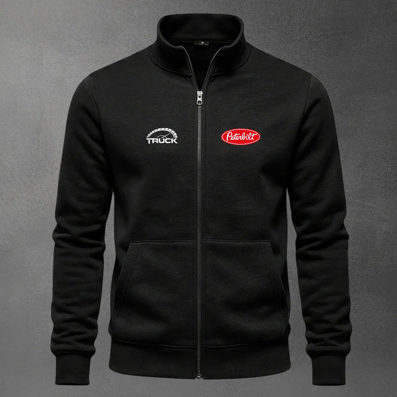 Chaqueta cuello alto Peterbilt color negro