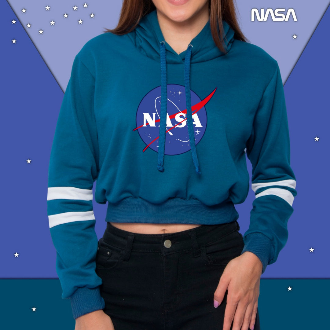 BUZO CORTO CON LINEAS DAMA PETROLEO NASA