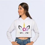 BUZO CORTO DAMA BLANCO UNICORNIO