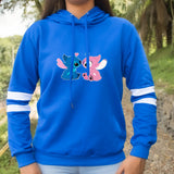 BUZO LARGO CON LINEAS DAMA AZUL REY STICH  & ANGEL